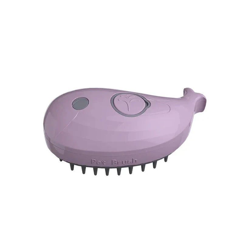 Electric Pet Grooming Steam Brush – 3-in-1 Comb with Water Spray for Cats and Dogs, USB Rechargeable