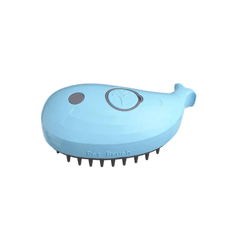 Electric Pet Grooming Steam Brush – 3-in-1 Comb with Water Spray for Cats and Dogs, USB Rechargeable
