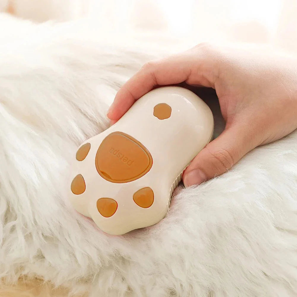 Electric Pet Grooming Steam Brush – 3-in-1 Comb with Water Spray for Cats and Dogs, USB Rechargeable